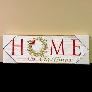 Christmas wall hanging with a rustic flare!